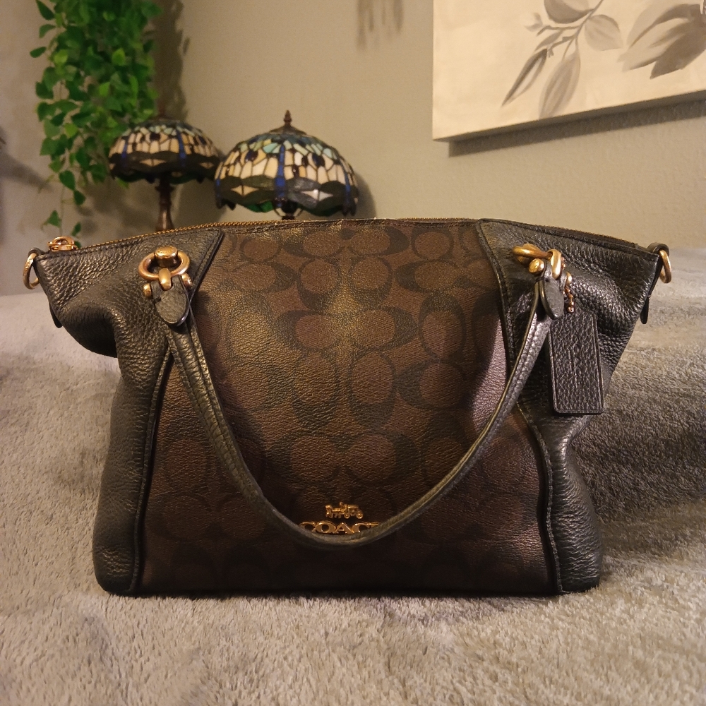 Coach Brown and Black Women's Bag